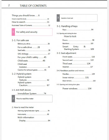 toyota prius alpha 2016-2017 owners manual in english